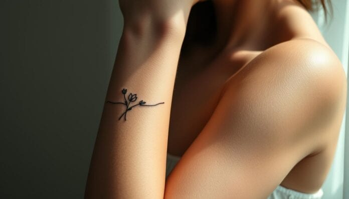 Unterarm Tattoo Frau dezent