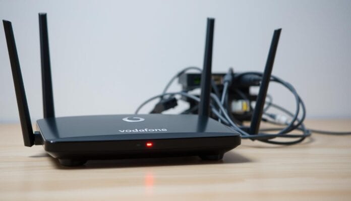 Vodafone Router Internet blinkt rot