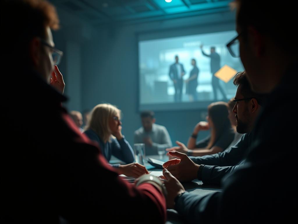 Online-Diskussion digitale Meinungsbildung
