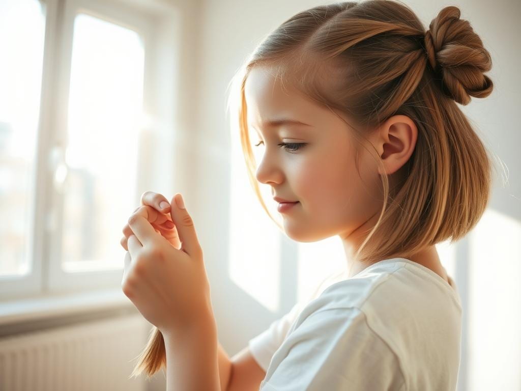 DIY Frisuren für Mädchen mit mittellangem Haar