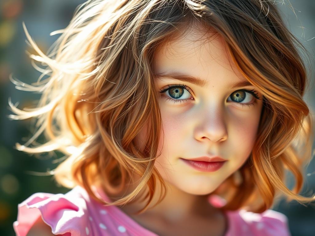 Mädchenfrisuren für den Sommer Pflege