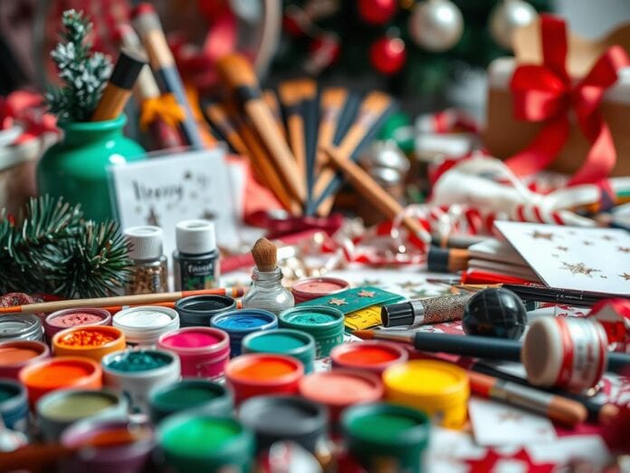 Weihnachtsbilder malen