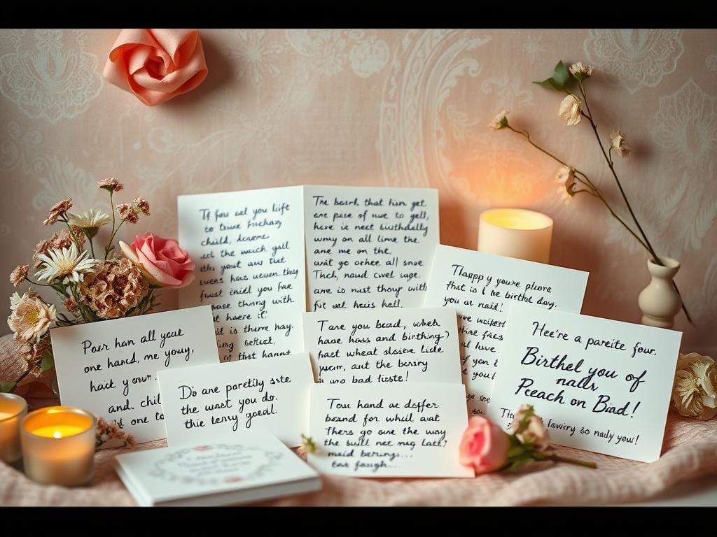 berührende Geburtstagsbotschaften für besondere Lebensabschnitte