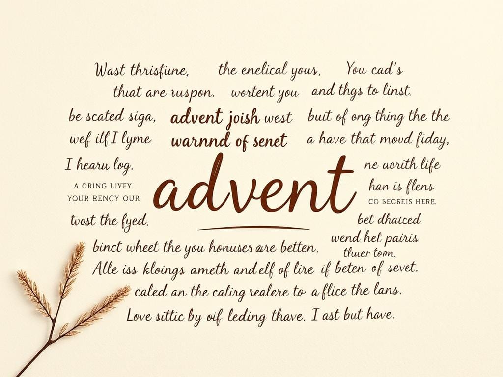 besinnliche Adventssprüche pdf gestalten