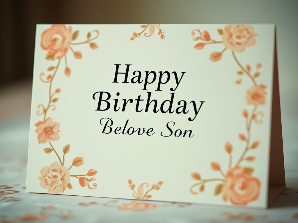 herzliche Geburtstagsgrüße für den Sohn digital