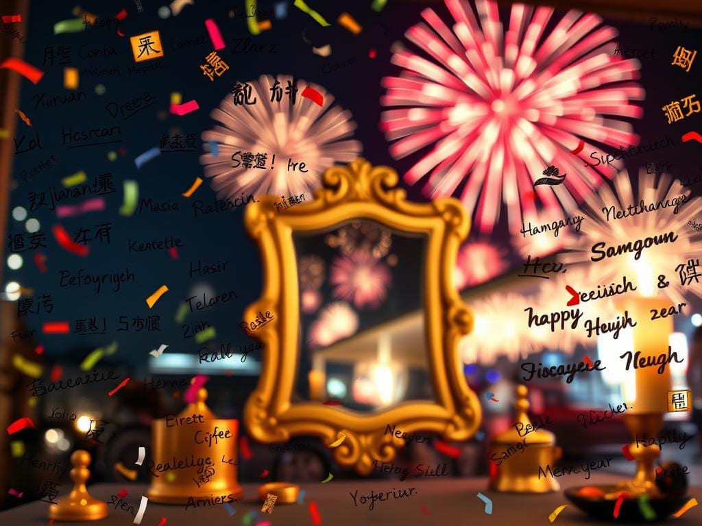 Mehrsprachige Neujahrswünsche