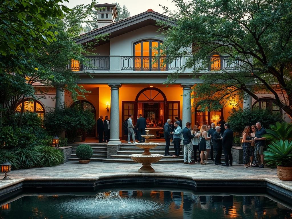 Sahra Wagenknecht Villa Netzwerk-Events