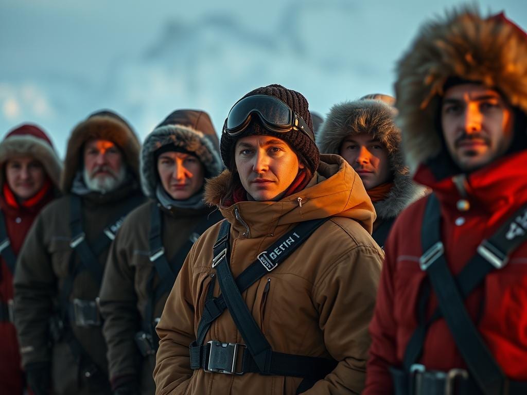 Profi und Laien Teilnehmer Arctic Warrior