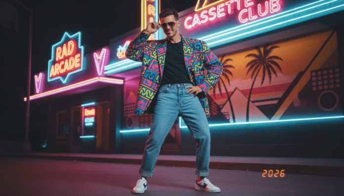 80er Jahre Mode Männer