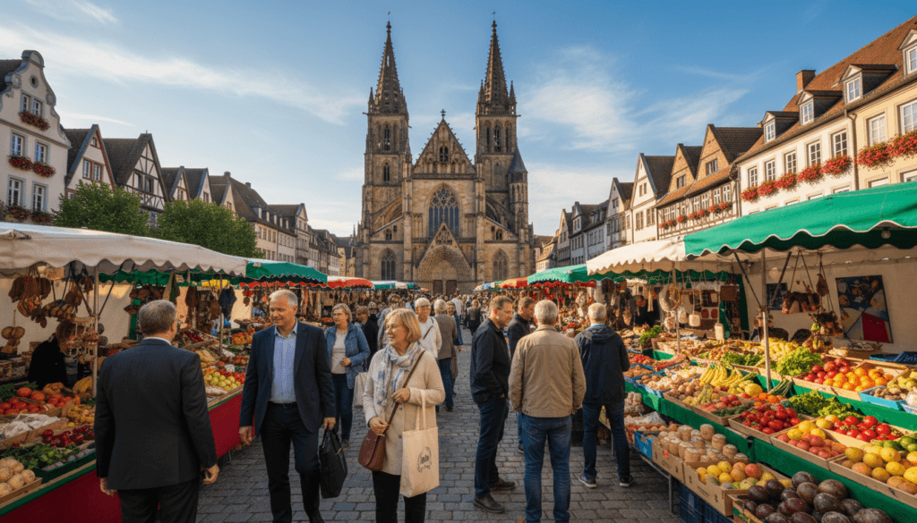 Domplatz Wochenmarkt Münster 2026
