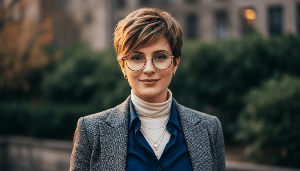 Gesichtsform und Frisur Kombination