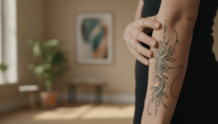 Dezente Tattoos am Handgelenk