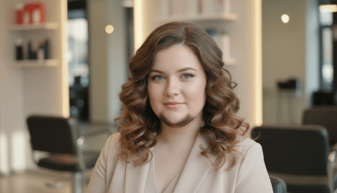 Frisuren für dicke Frauen mit Doppelkinn