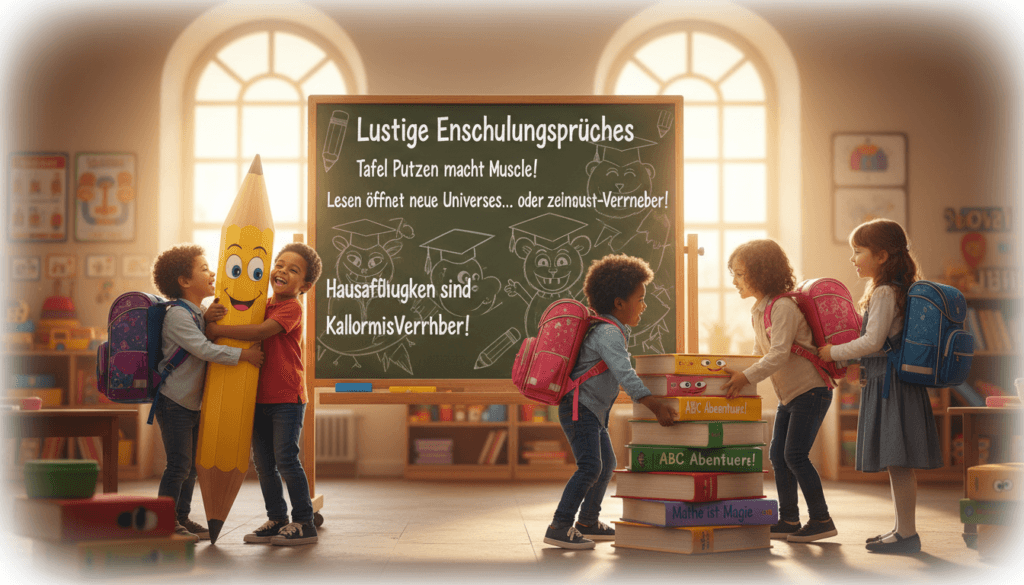 Lustige Einschulungssprüche