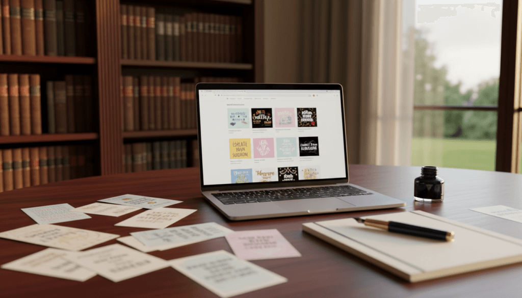 Nutzung von Zitat-Sammlungen online