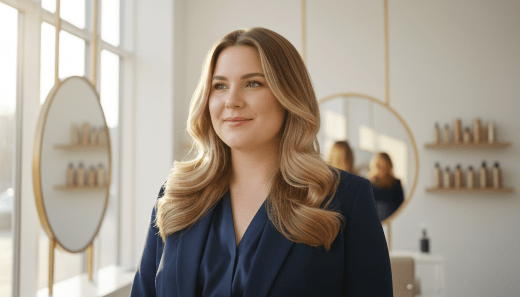 Praktische Styling Tipps für ein rundes Gesicht