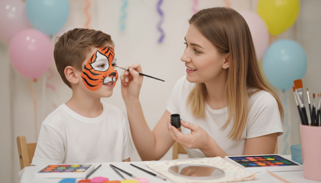 Schritt für Schritt Anleitung Kinderschminken