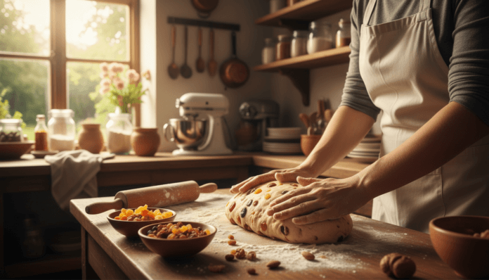 Stollen formen ohne Backform