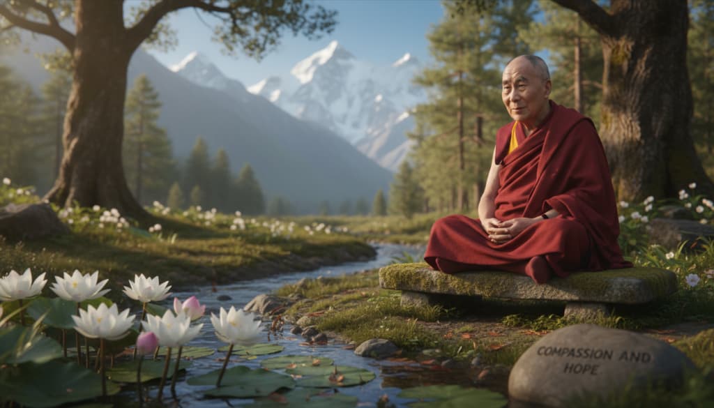 Dalai Lama Zitate über Mitgefühl und Hoffnung