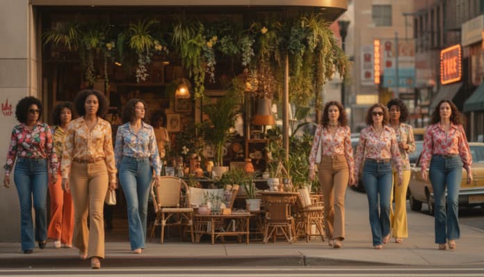 70er Style für Frauen