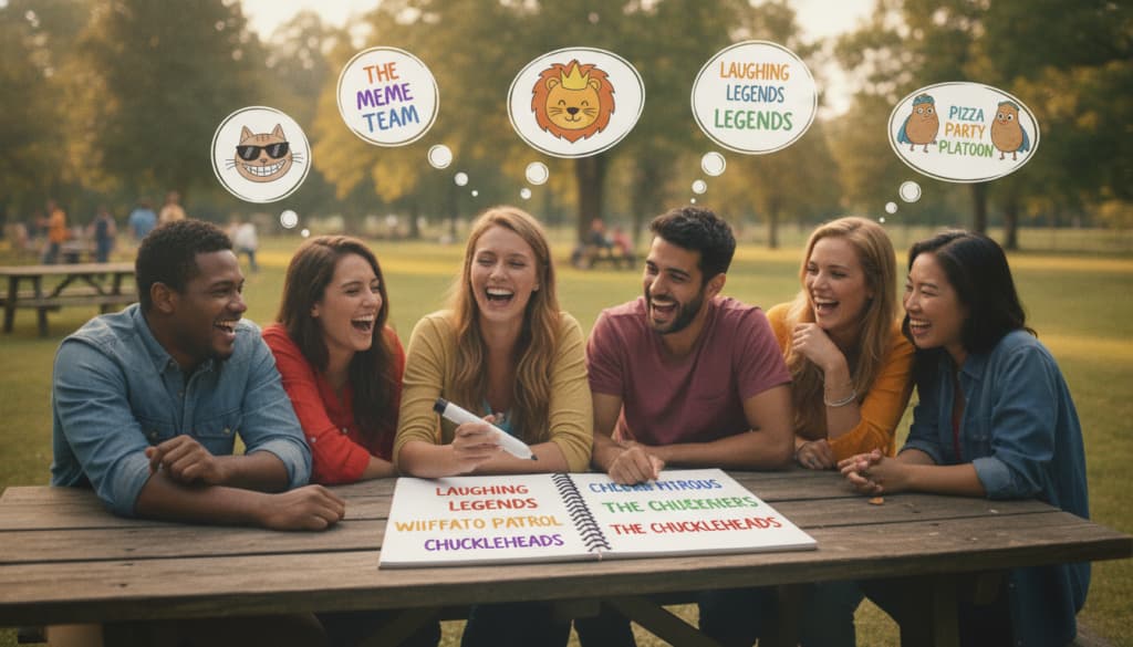 Humor in Gruppennamen Humor in Gruppennamen