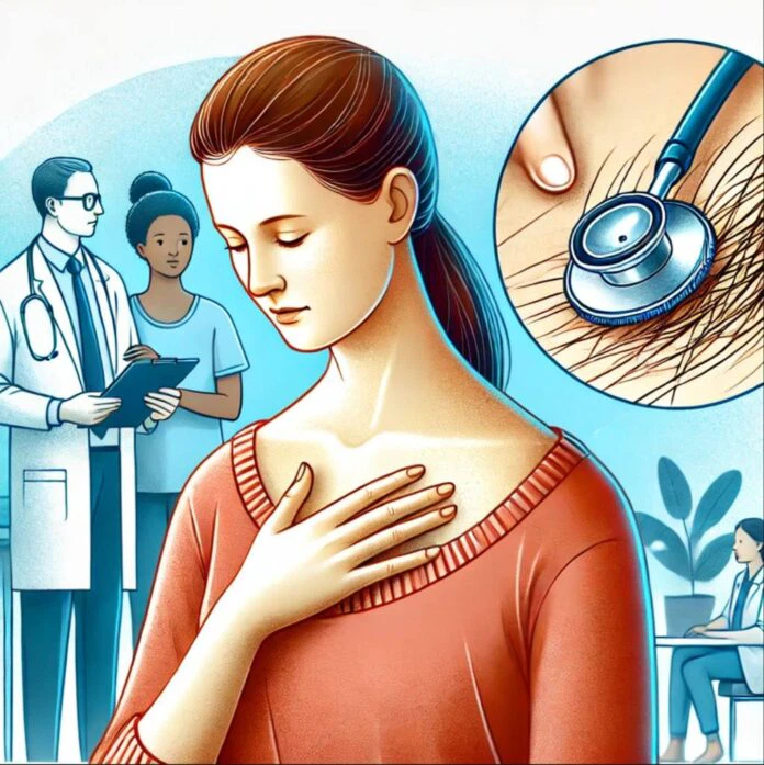 Brusthaare bei Frauen