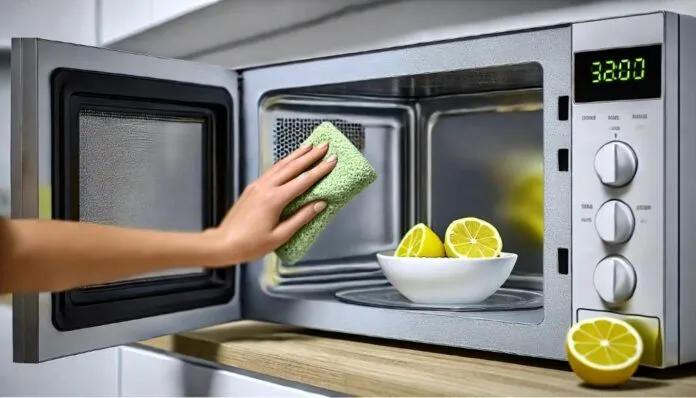 Mikrowelle reinigen
