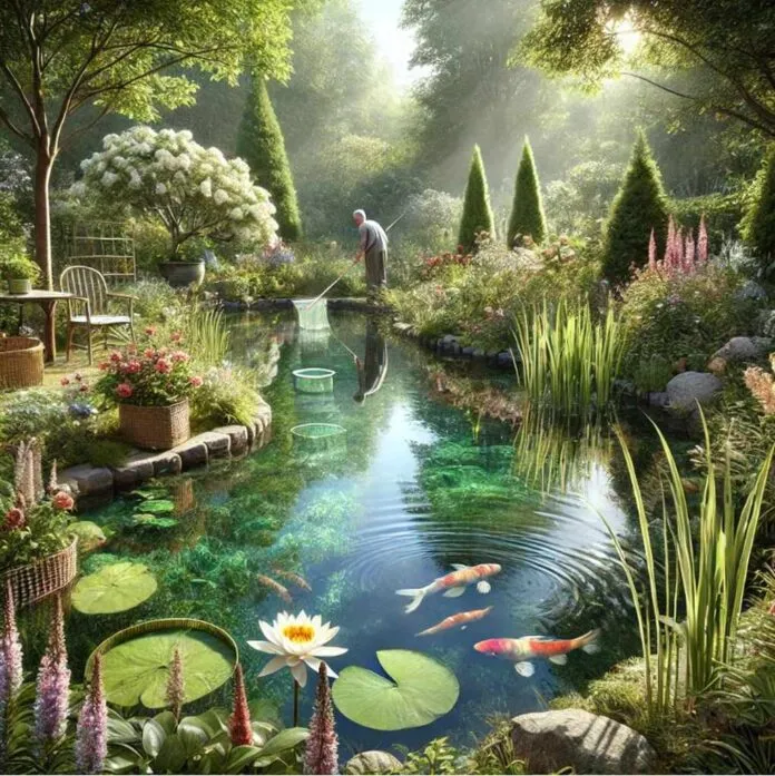 Algen im Gartenteich