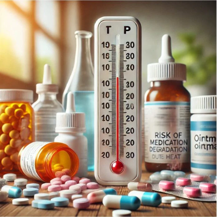 Medikamente und Hitze