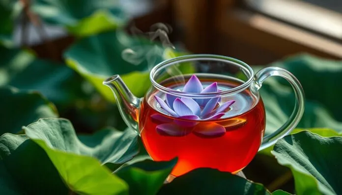 Blauer Lotus - Nymphaea Caerulea Tee