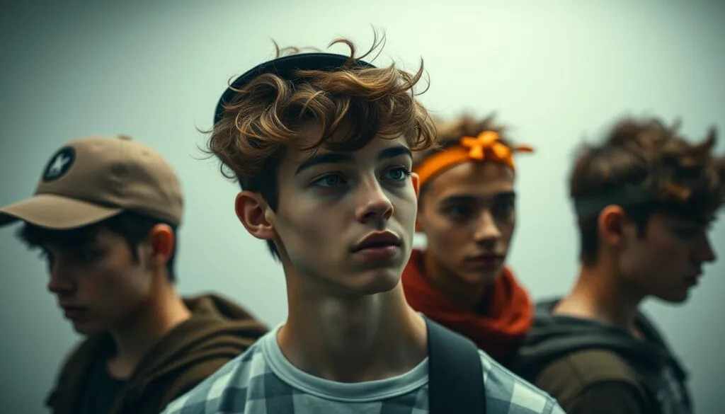 Coole Jungs Frisuren mit Accessoires Coole Jungs Frisuren mit Accessoires