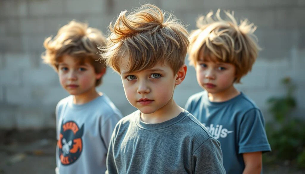 Lockere Jungs Frisuren