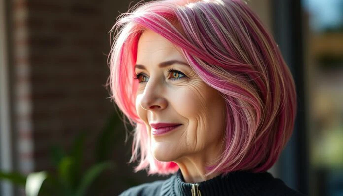 freche Bob Frisuren gestuft ab 50