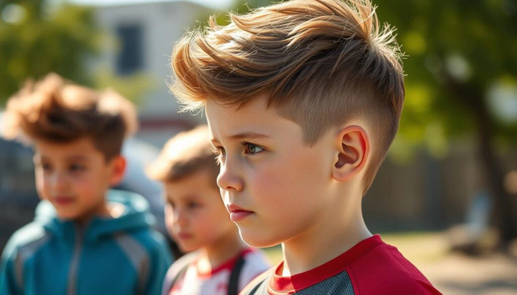 lässige Jungs Frisuren