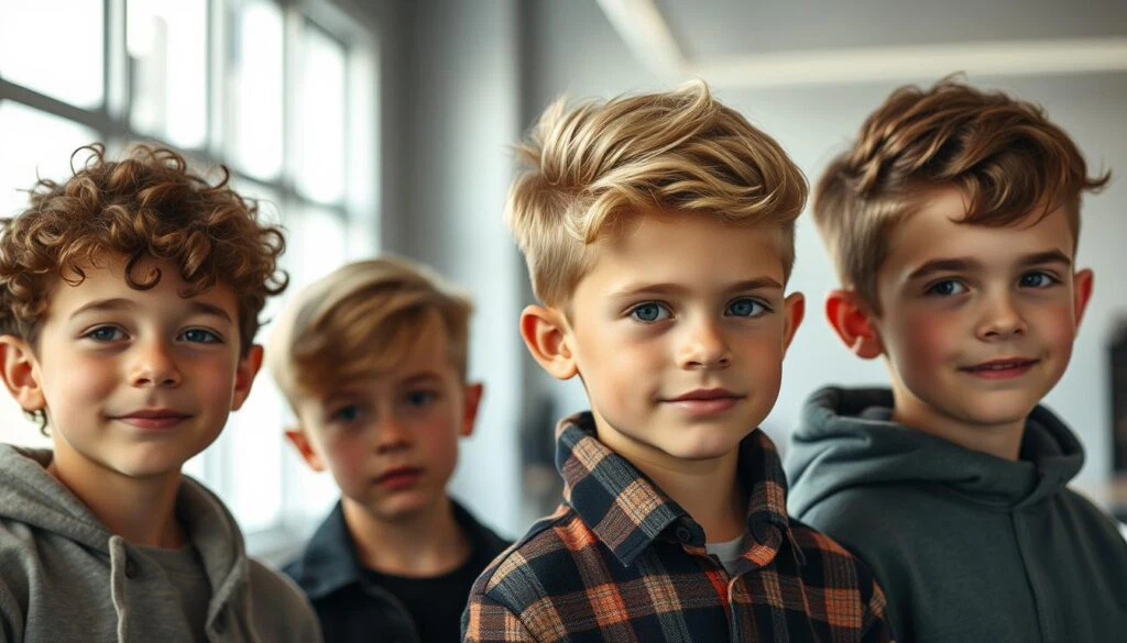 modische Jungs Hairstyles
