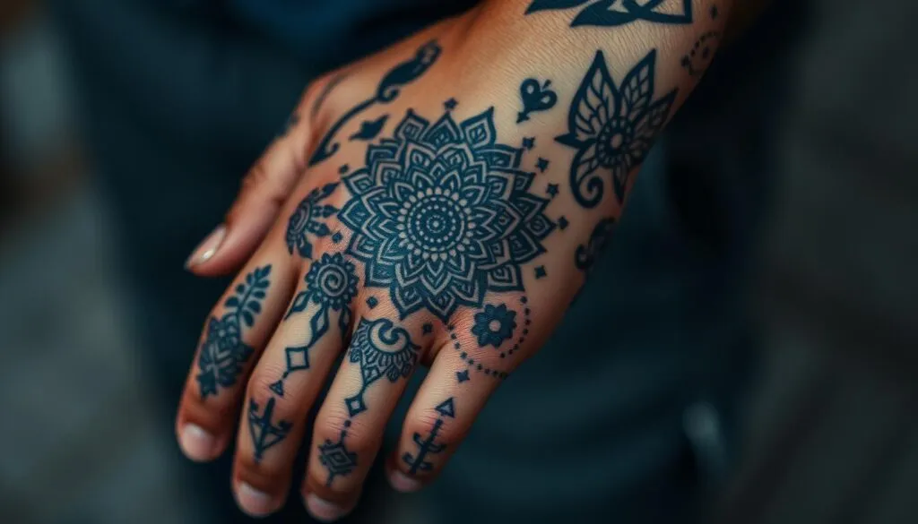 Handtattoo Designs Männer Symbolik Handtattoo Designs Männer Symbolik