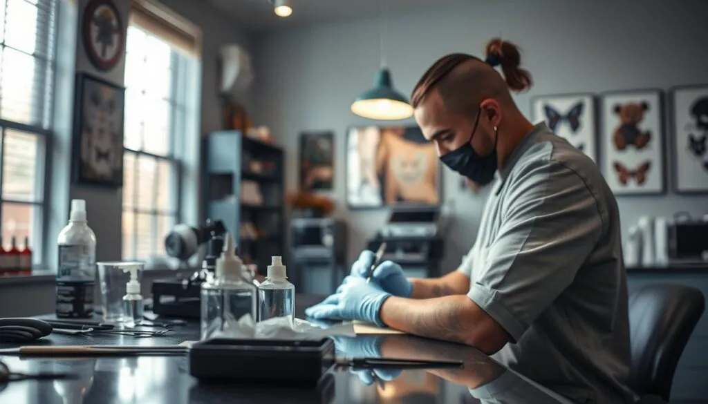 Hygiene und Sicherheit beim Tätowieren für Frauen ab 50