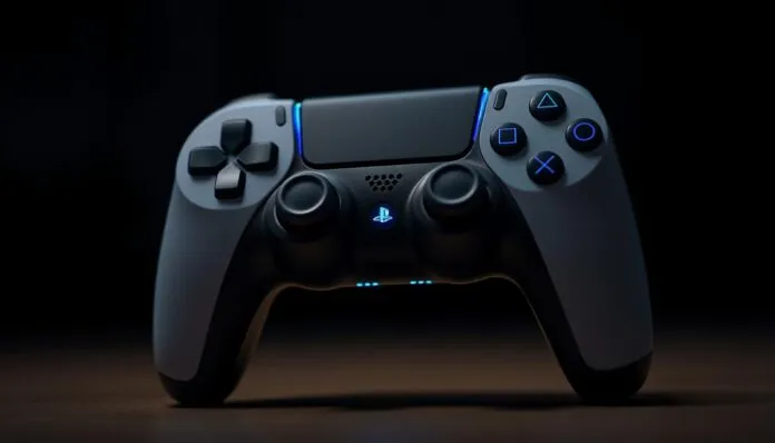 PS5 Controller blinkt blau