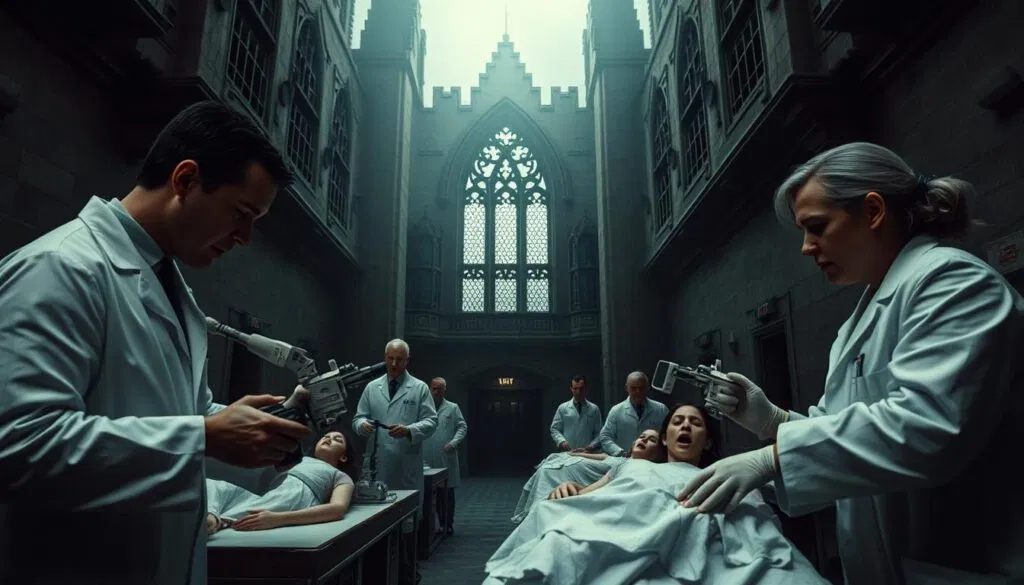 Experimente im Ashecliffe Hospital