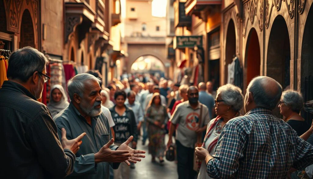 Sprachkommunikation in Marokko