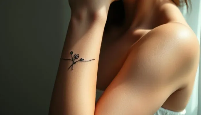 Unterarm Tattoo Frau dezent