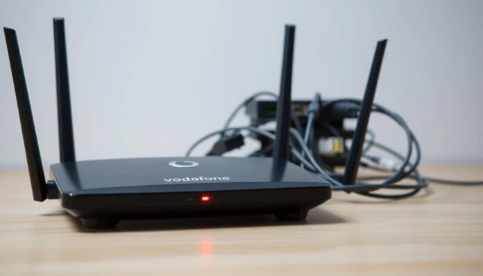 Vodafone Router Internet blinkt rot