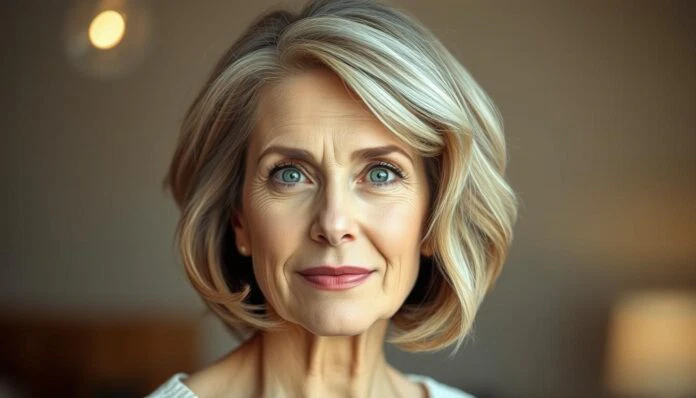 freche Bob Frisuren gestuft ab 50