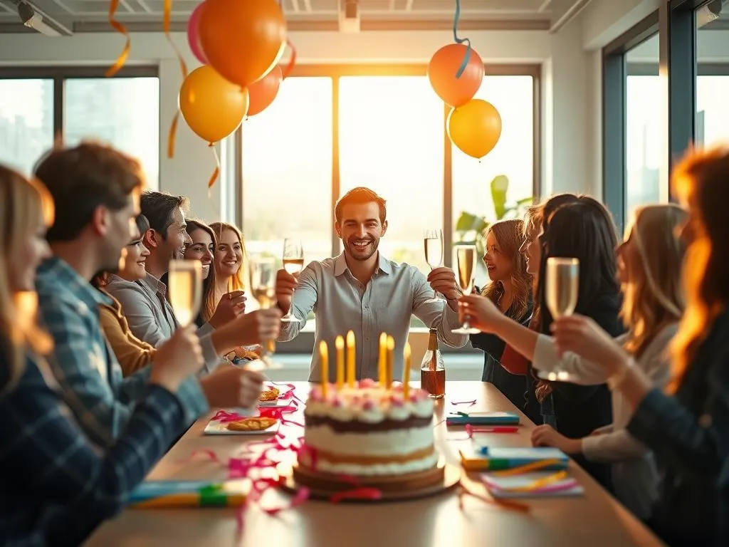 Geburtstagsfeier im Büro organisieren Geburtstagsfeier im Büro organisieren