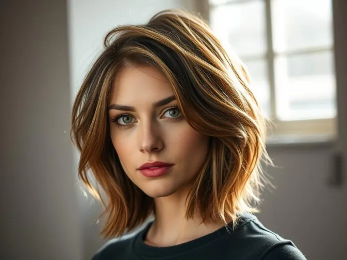 freche Volumenschnitt für feines Haar