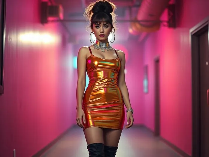 90er Party Outfit Frauen