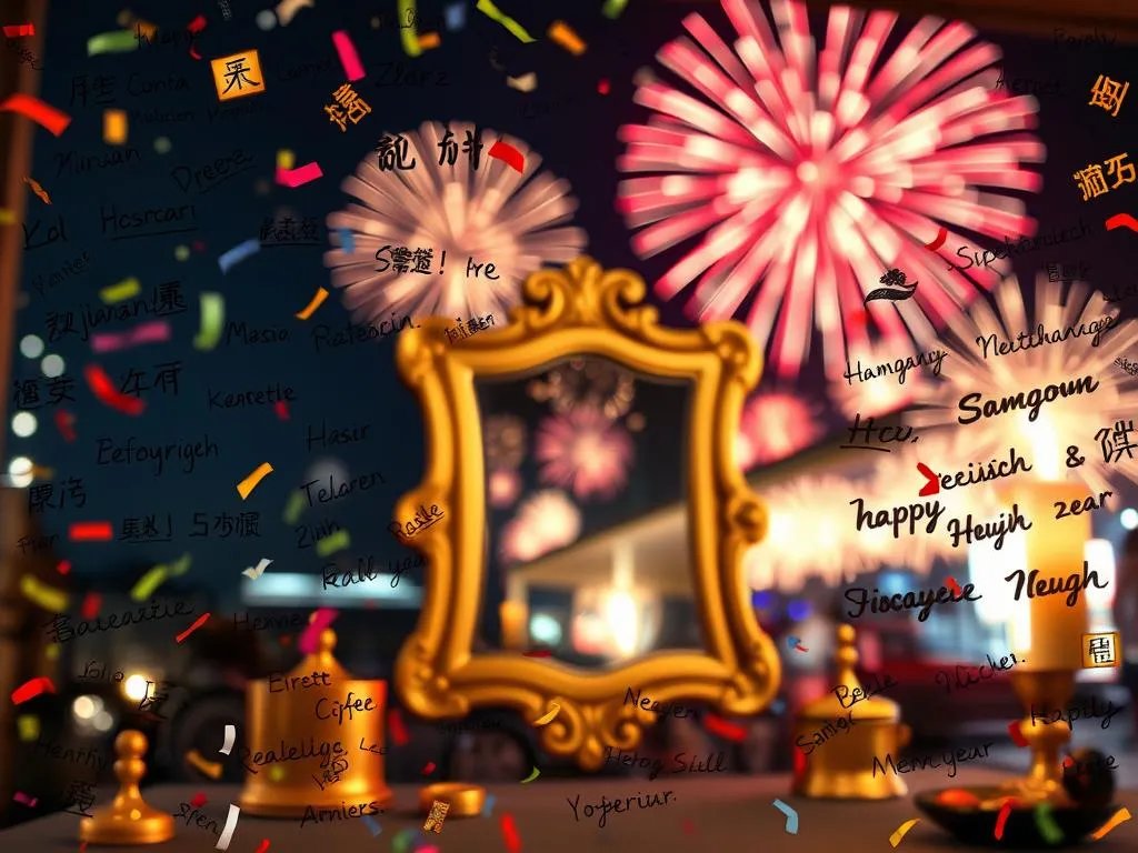 Mehrsprachige Neujahrswünsche
