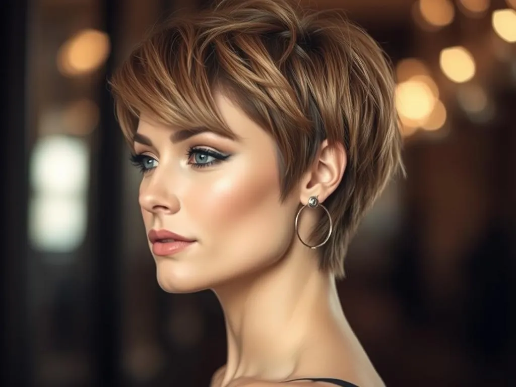 Pflege und Styling Kurzhaarschnitt