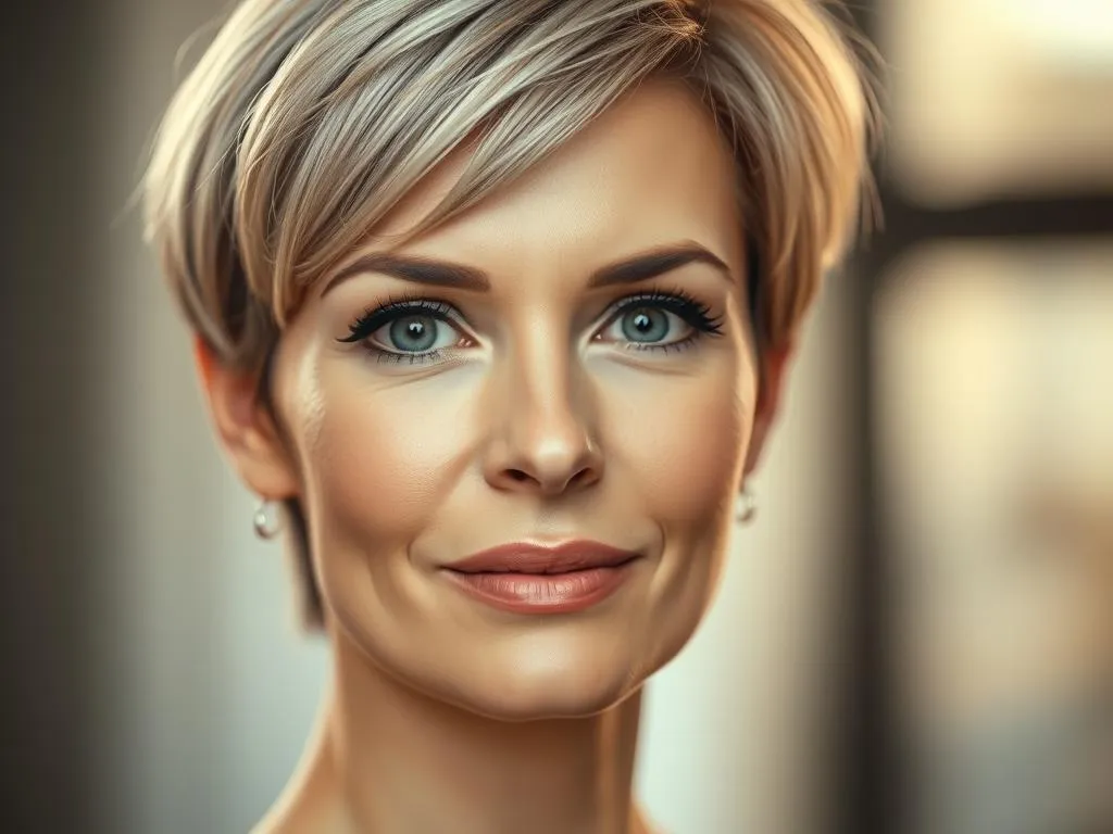 Pixie Cut Gesichtsformen Anpassung
