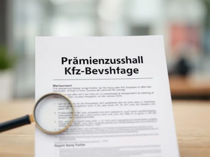 Prämienzuschlag Kfz-Versicherung